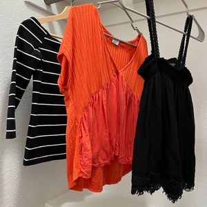 3 casual Zara tops in good condition size small
